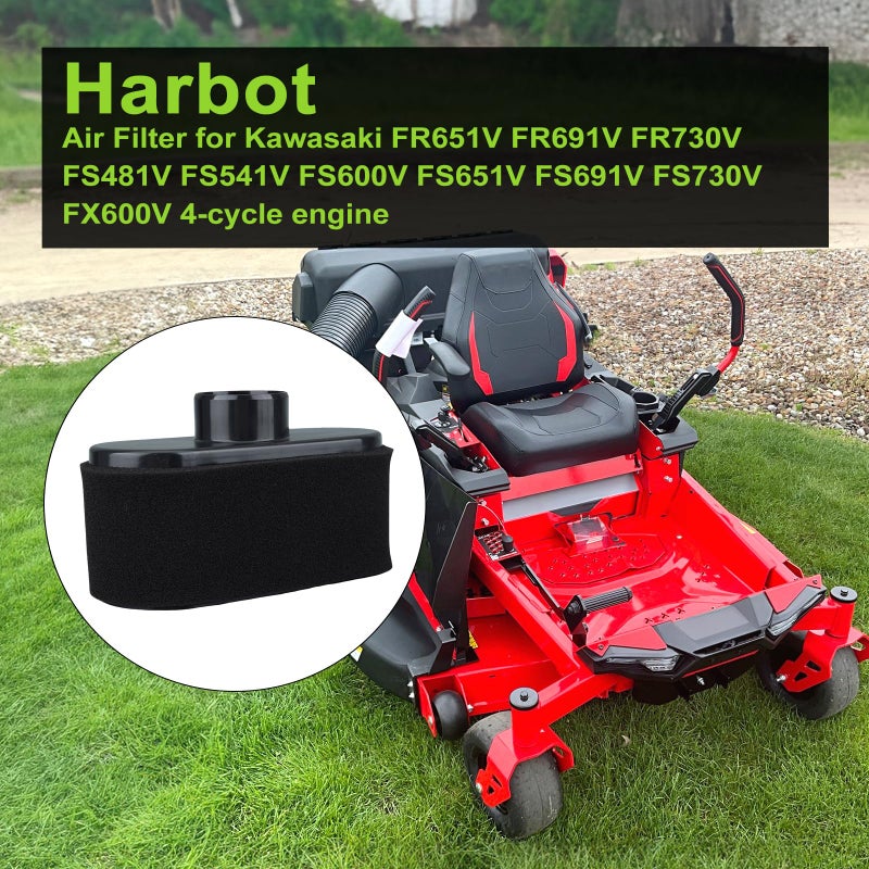 Harbot FR691V FR730V Tune Up Kit Oil Change Kit for Kawasaki FR651V FR730V FS481V FS541V FS600V FS651V FS691V FS730V Engine Replace 11013-7049 11013-0752 11013-7047 Air Filter 49065-7007 Oil Filter - Image 2